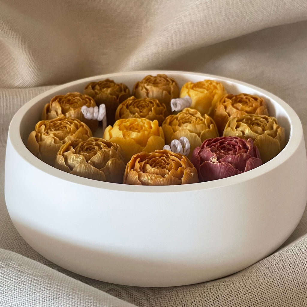 Otoño — Vela Aromática en Recipiente de Yeso