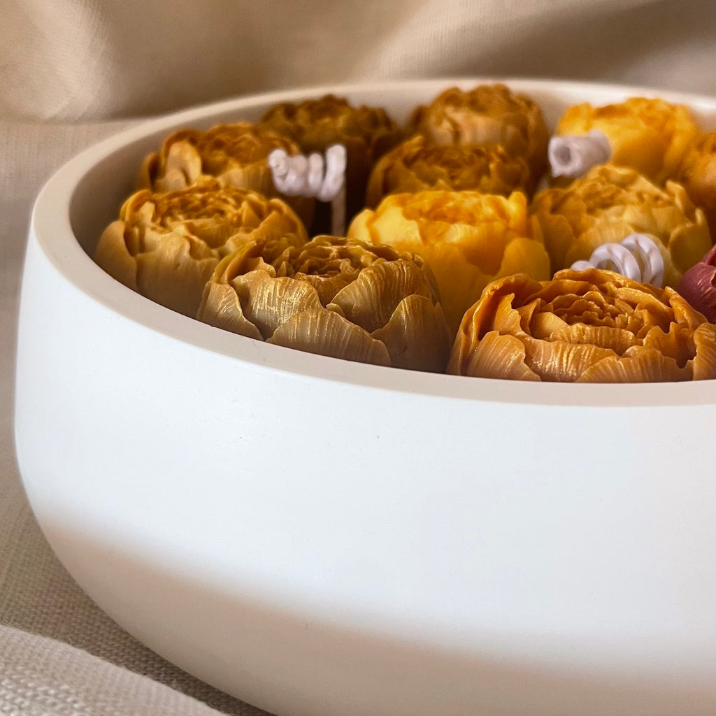 Otoño — Vela Aromática en Recipiente de Yeso
