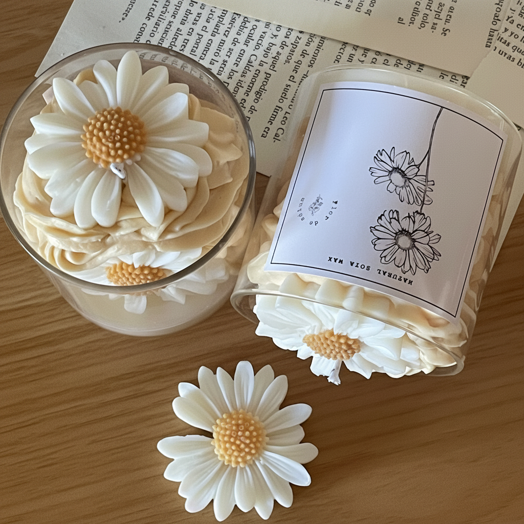 Margarita — flat lay con libro vintage