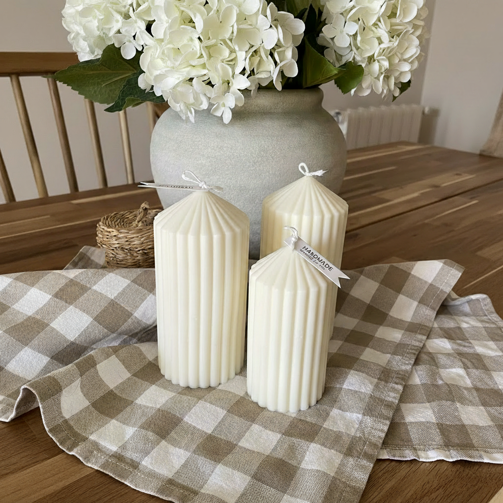Ártica — Pack de Dos Velas Decorativas