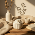Flor de Yeso — Vela Aromática en Recipiente de Yeso