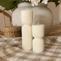 Serena — Pack de Dos Velas Decorativas