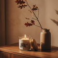 White Peony — Vela Aromática en Vaso